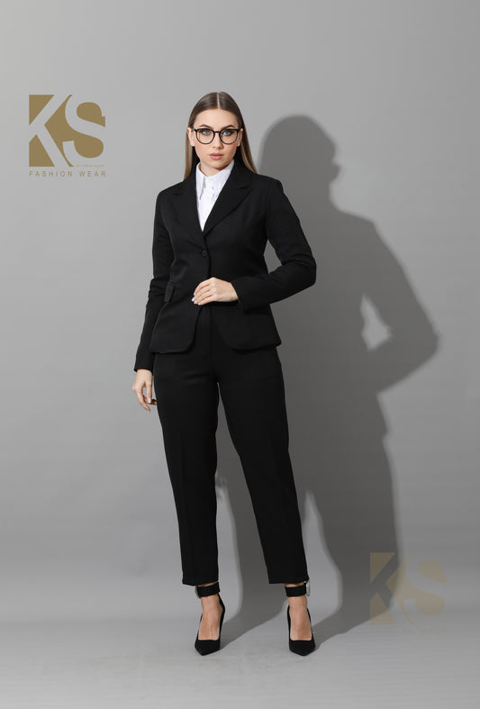 Tailored Slim Fit Suits - Black