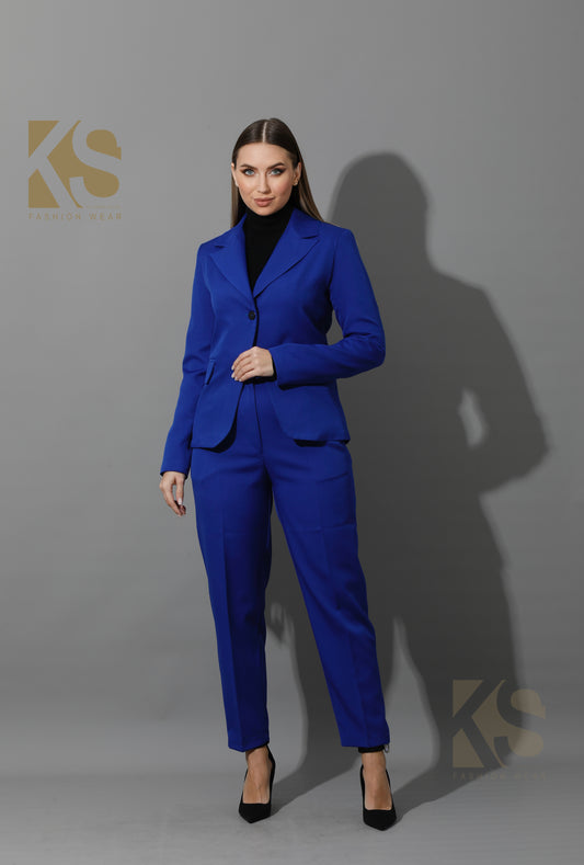 Tailored Slim Fit Suits - Electric Blue