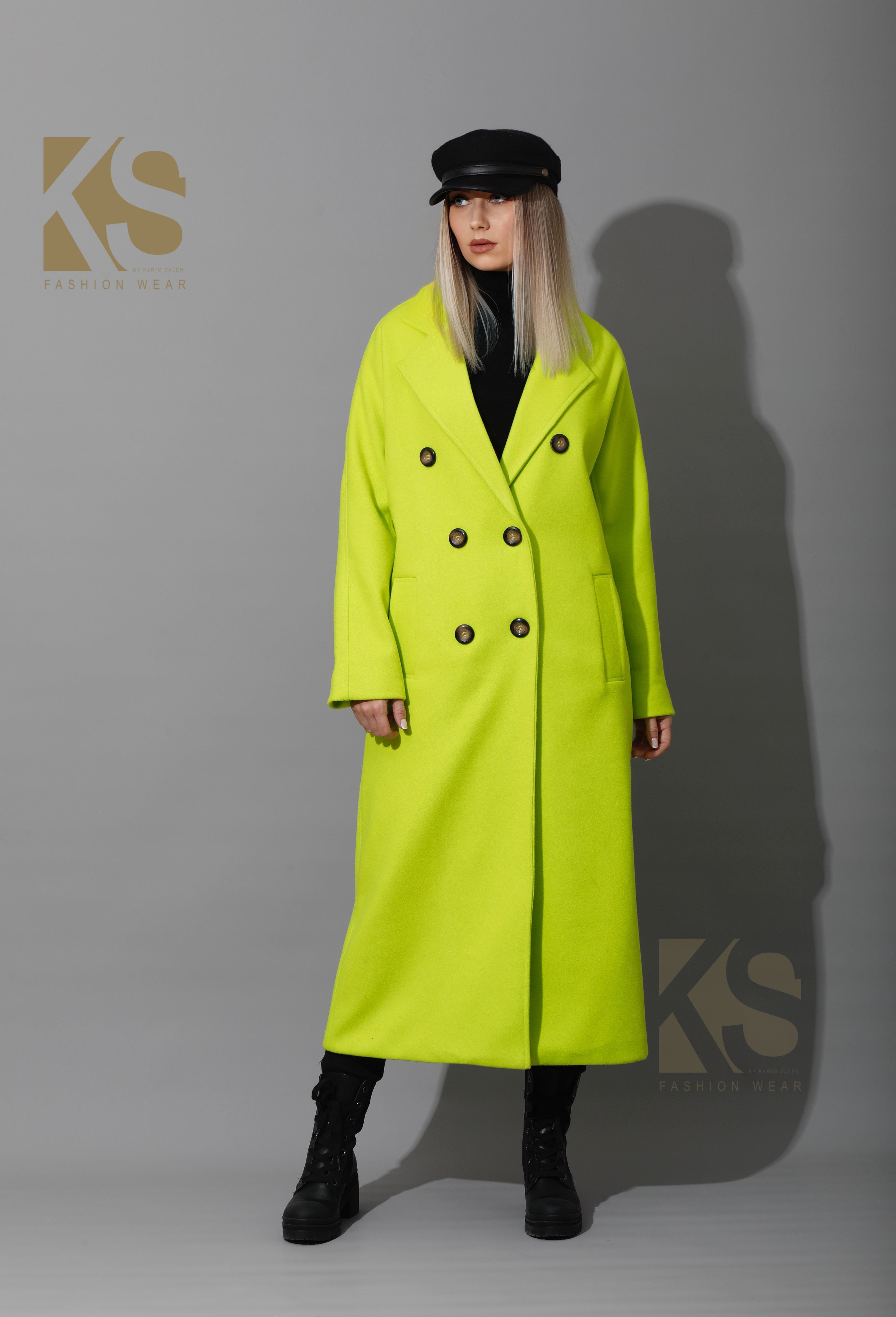 Lime green cheap coats