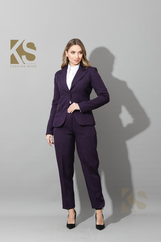 Tailored Slim Fit Suits - Purple