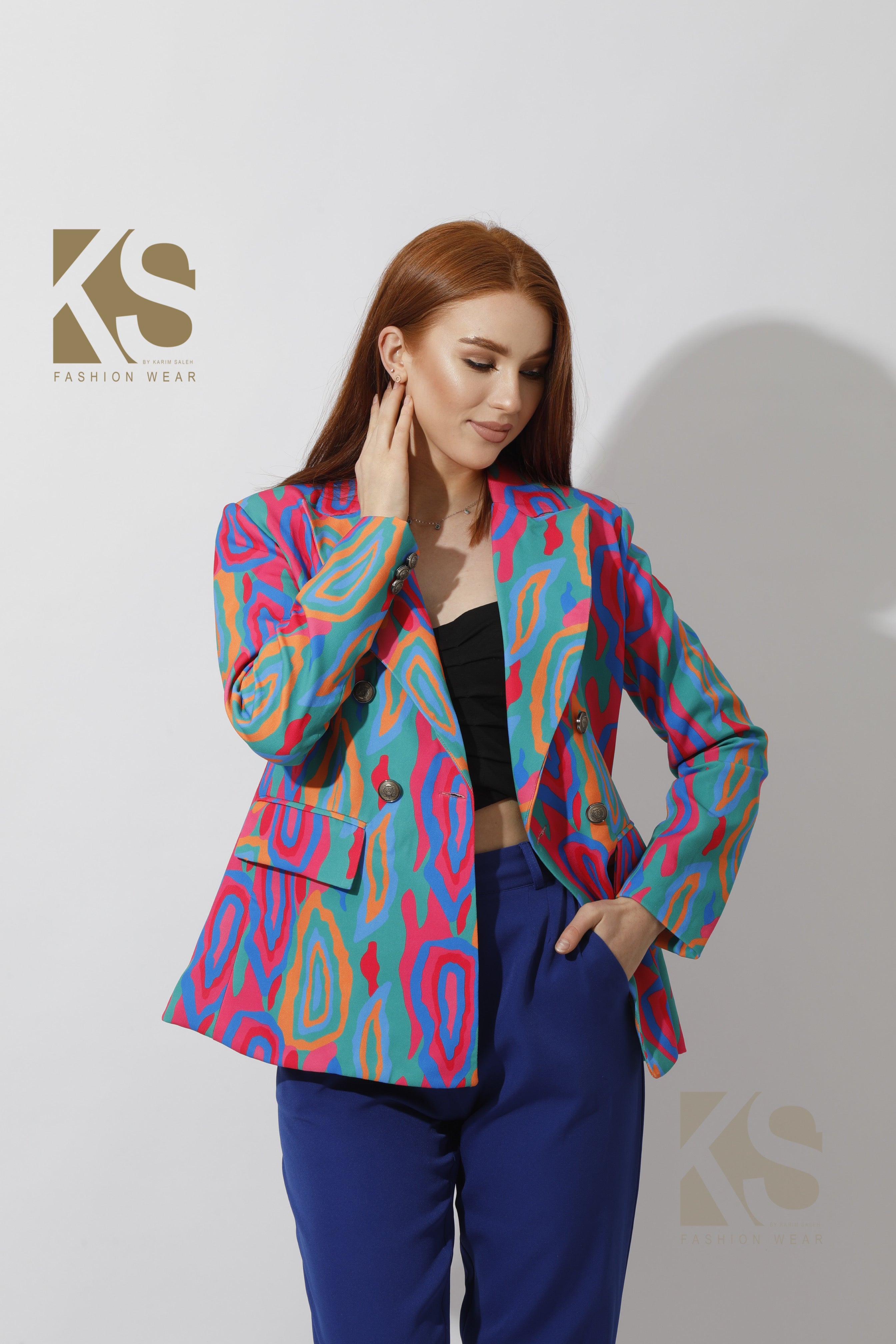 Double clearance color blazer